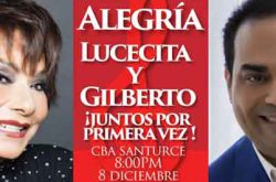 Alegria con Lucecita y Gilberto en Centro de Bellas Artes de Santurce