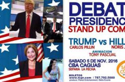 Debate Presidencial Stand Up Comedy en el Centro de Bellas Artes de Caguas