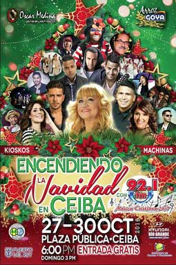 Encendido de la Navidad en Ceiba 2016
