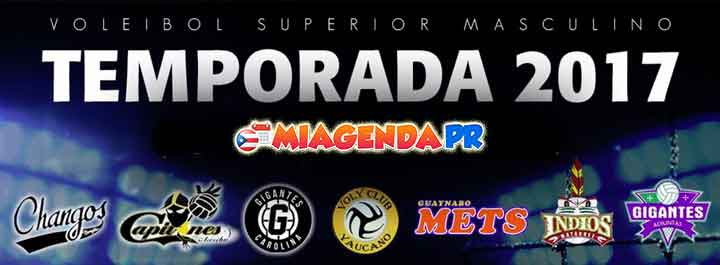 Itinerario juegos Voleibol Superior Masculino 2017 miagendapr