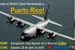 Avión caza huracanes visitará Ceiba en abril 2018