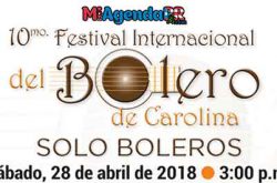 Festival Internacional del Bolero de Carolina 2018