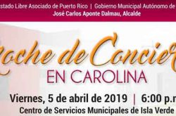 Noche de Conciertos en Carolina 2019