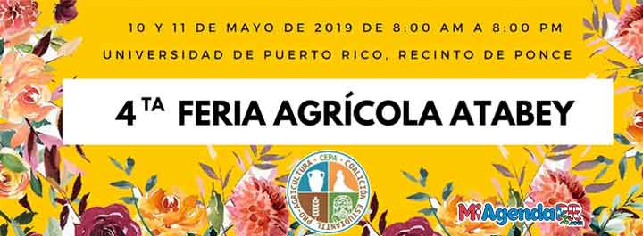 4ta Feria Agrícola Atabey UPR Ponce 2019