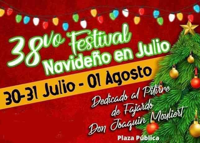 Festival Navideño en Julio 2021