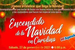 Encendido navideño en Carolina 2021