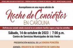 Noche de Conciertos en Carolina 2023